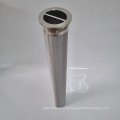 Henan Xinxiang 1 Micron sintered filter element stainless steel 5 layers mental mesh sinter plate filter cartridge